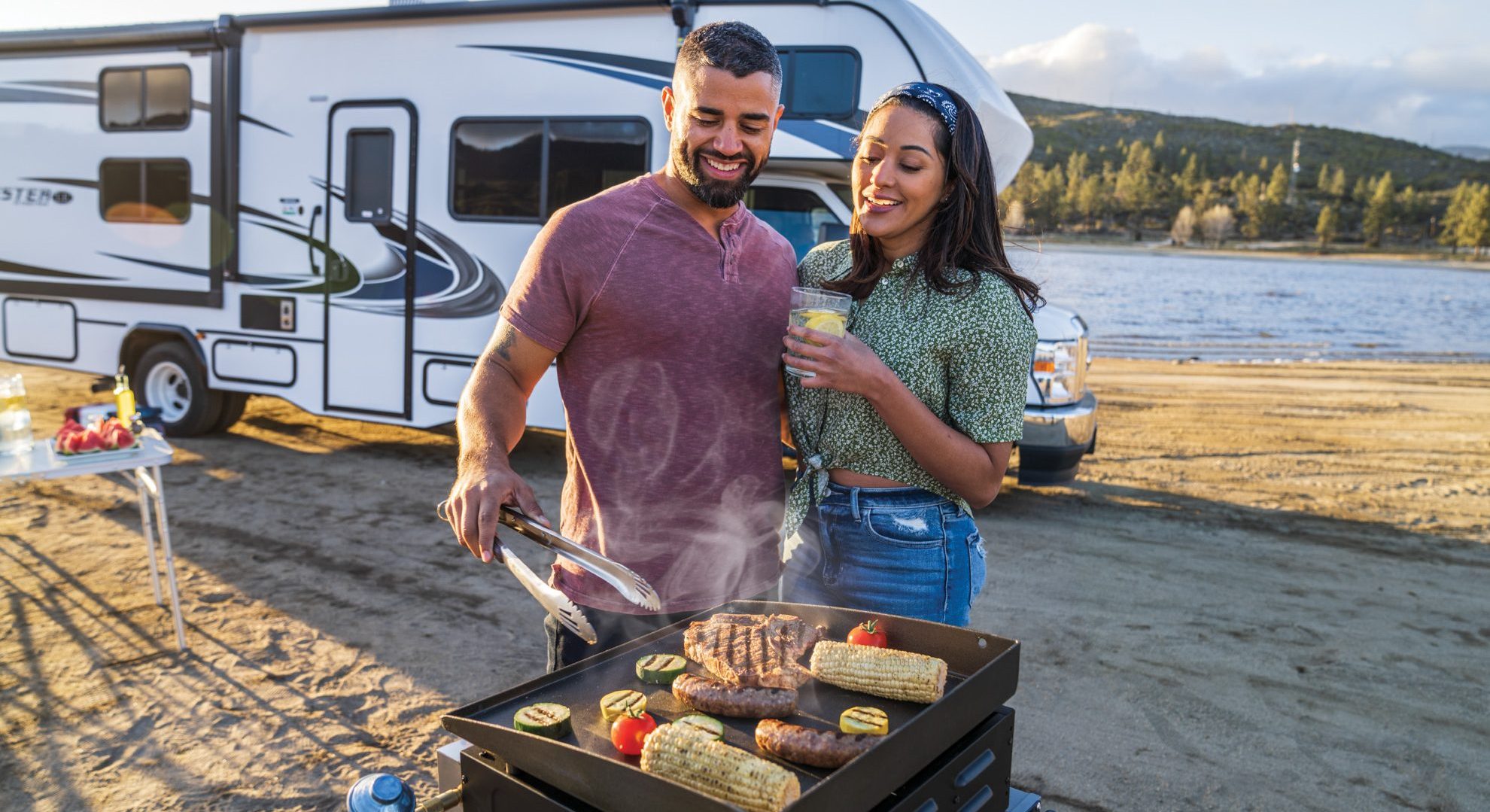 grilling and camping