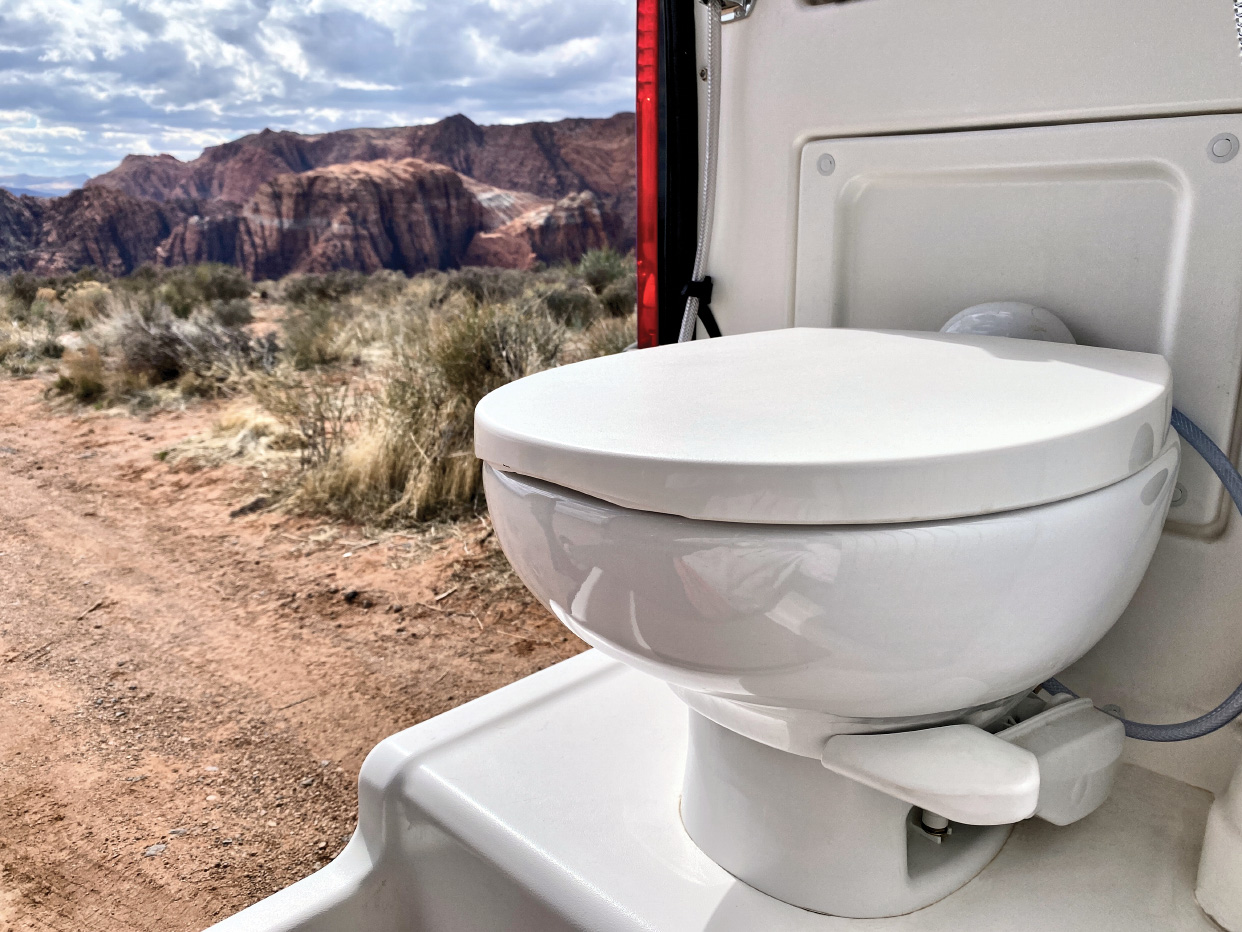 Traditional RV Toilet