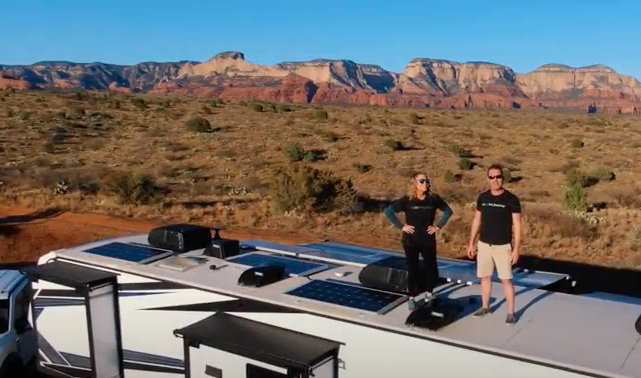 RV Solar Panel Install