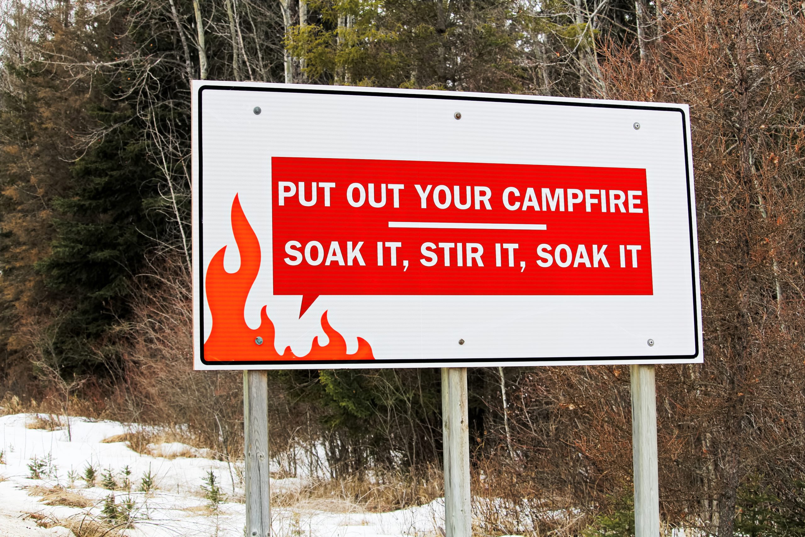 Campfire Warning Message