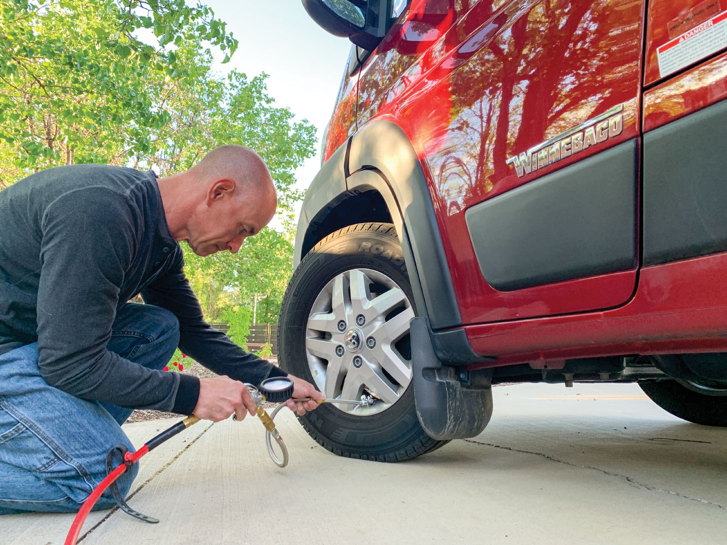 RV Maintenance Task - Tire Inflation