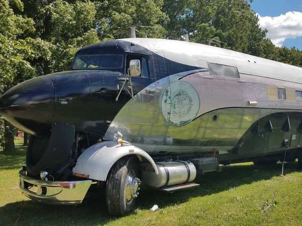 Plane Converted into Class A Motorhome