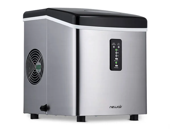 NewAir Countertop Stainless Steel Ice Maker