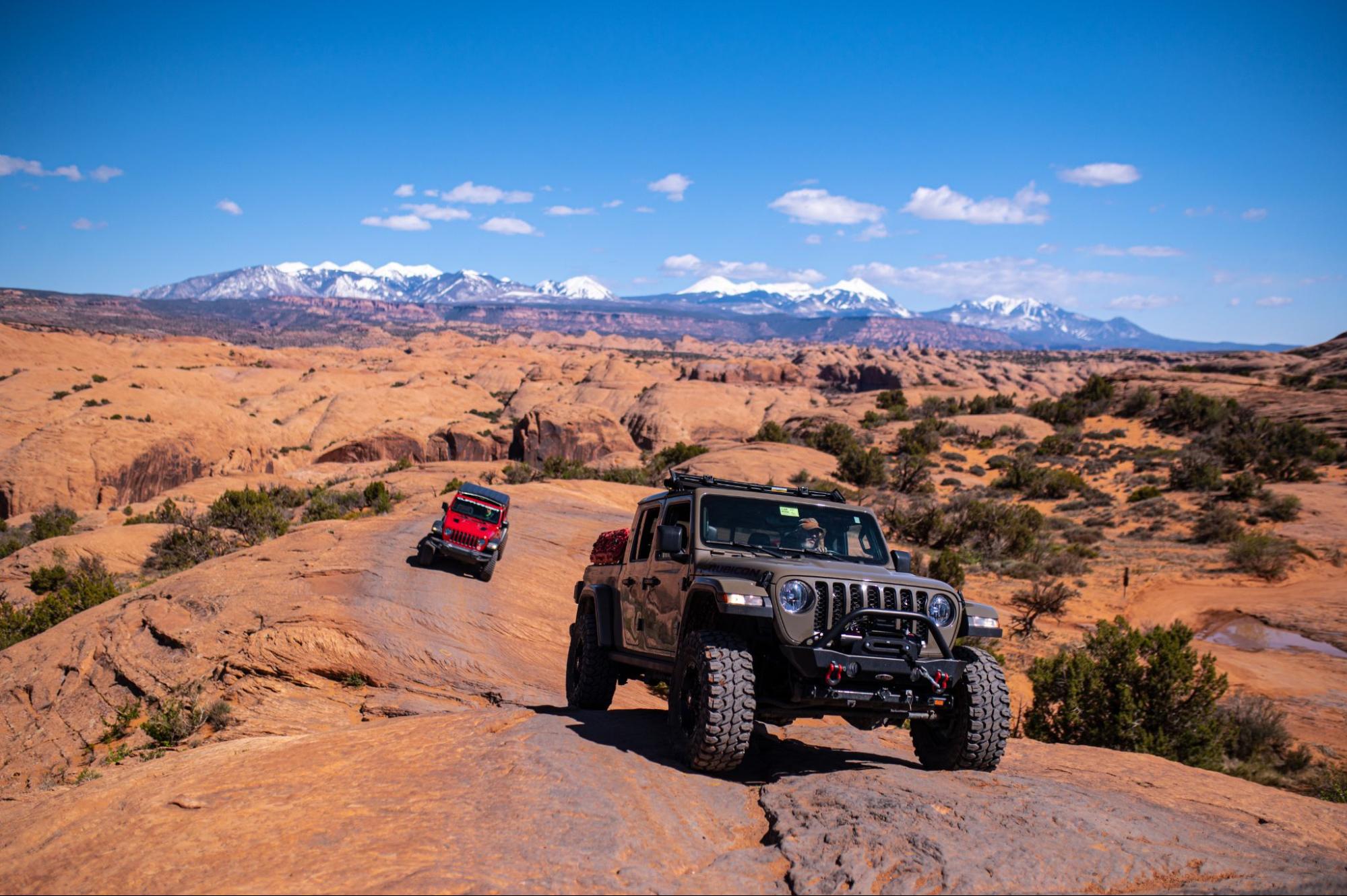 Jeeps in Moab