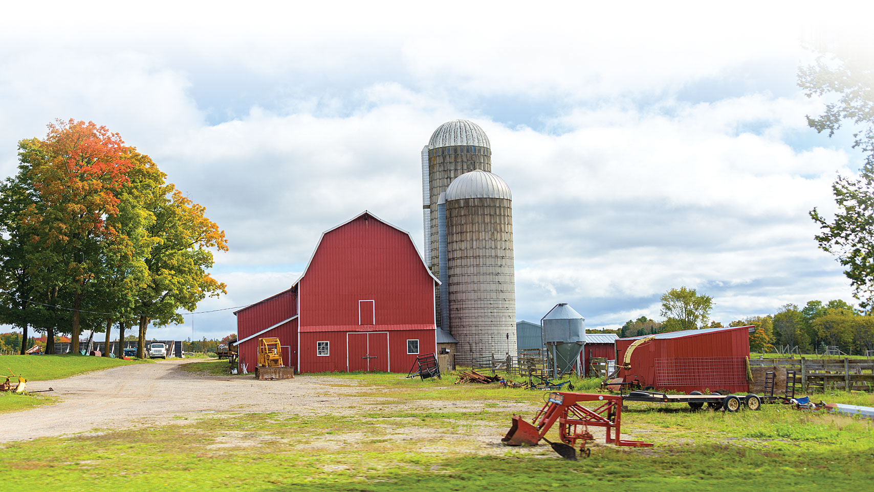 Michigan Farm in Fall