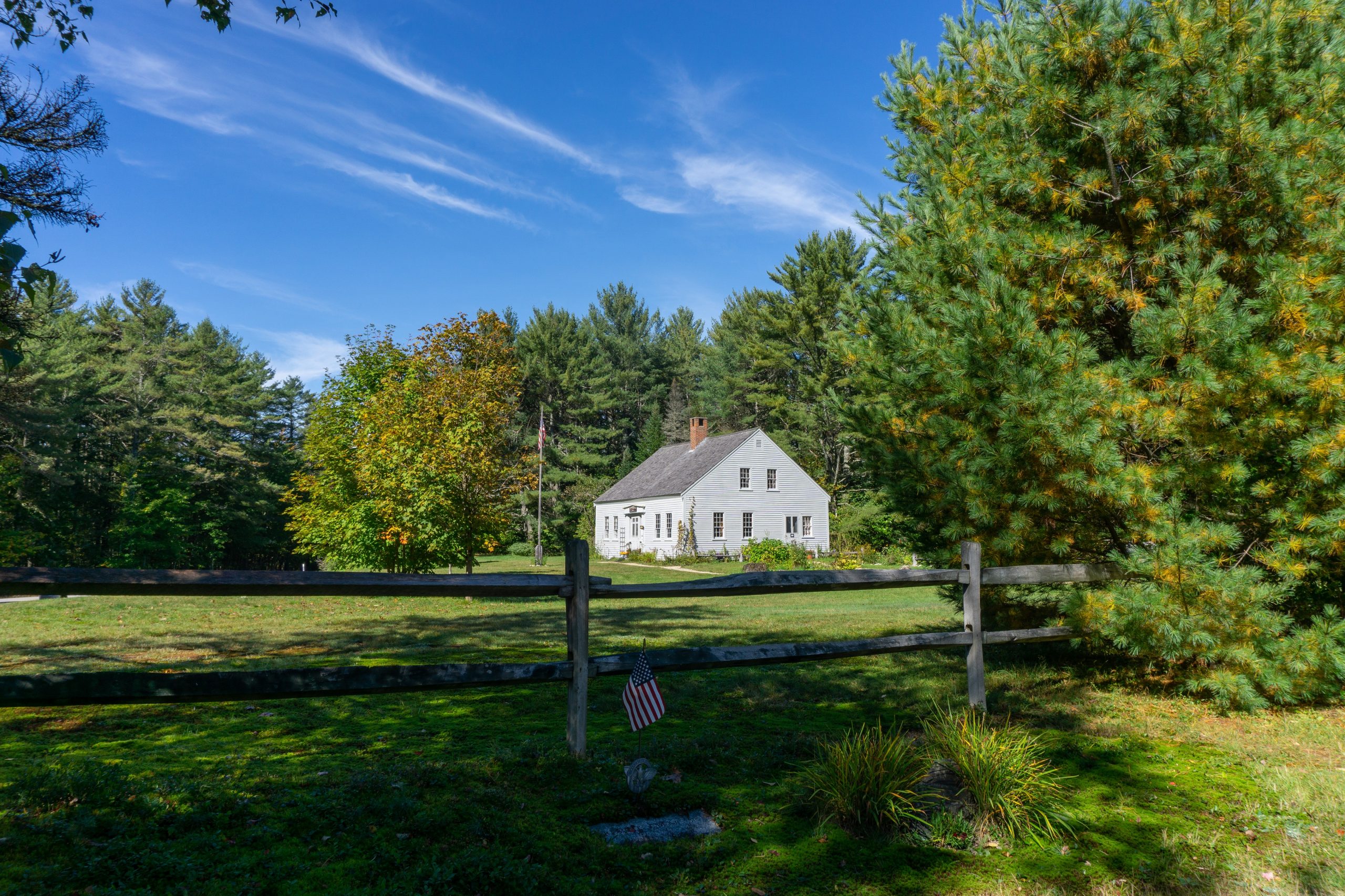 Passaconaway Russell-Colbath Homestead from Passaconaway Cemetery