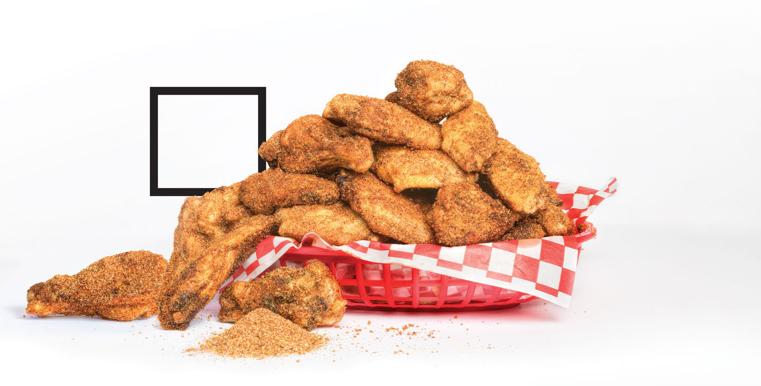 Air-Fryer Southwest BBQ Dry Rubbed Wings