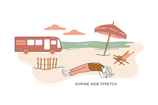 Supine Side Stretch