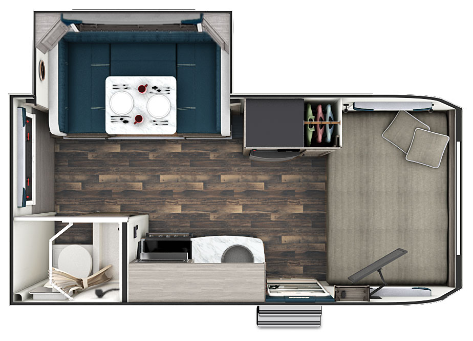 Lance 1575 Ultra-Light Floorplan