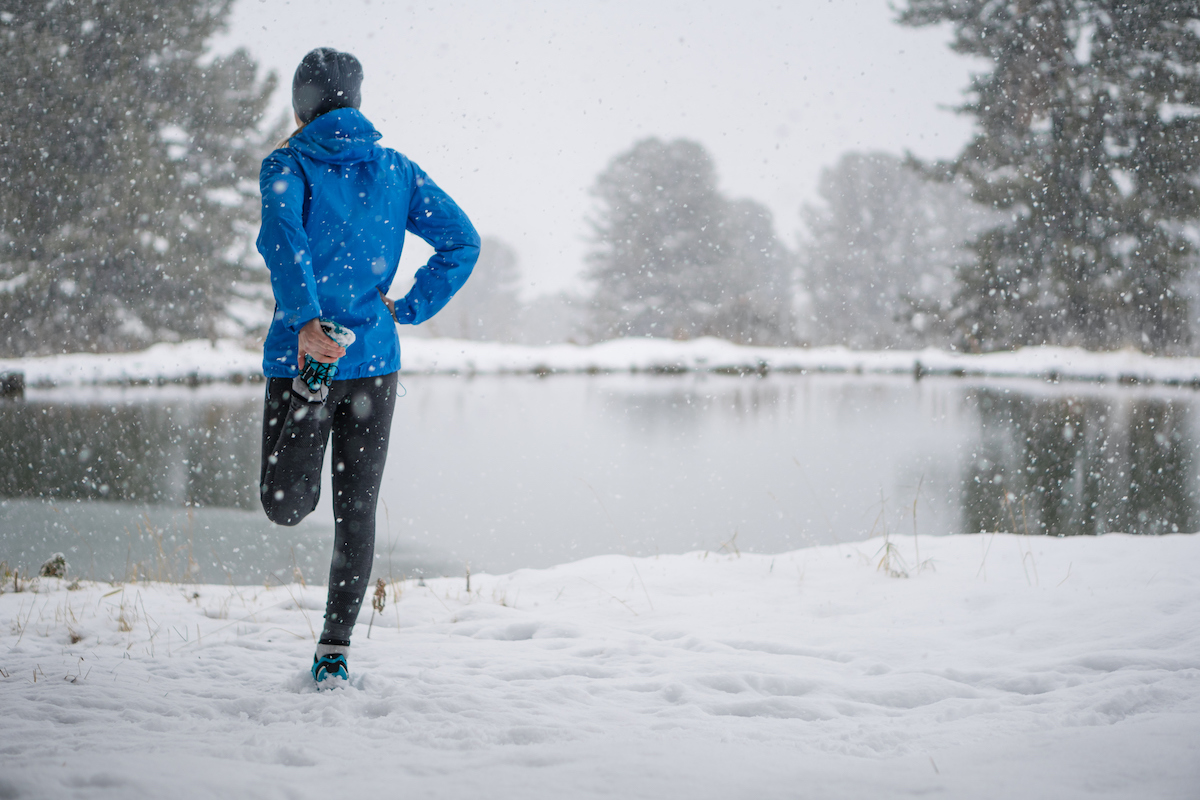 winter outdoor exercise