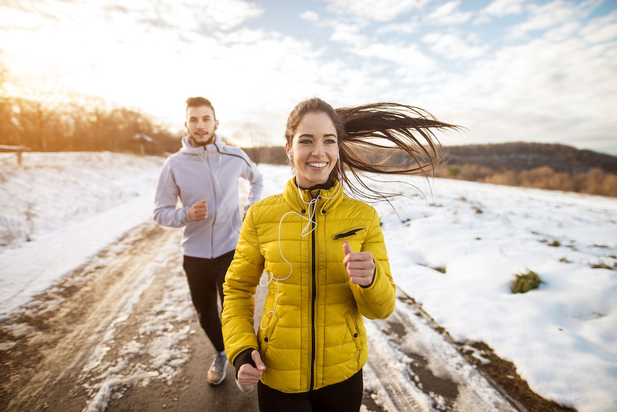 winter outdoor exercise