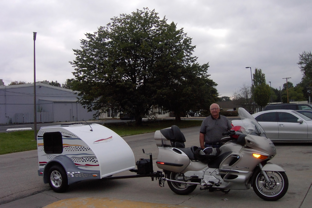 motorcycle camping trailer