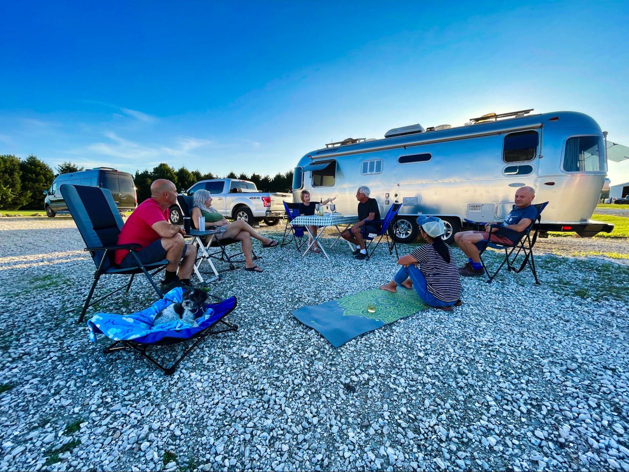 people enjoying a Harvest Hosts location