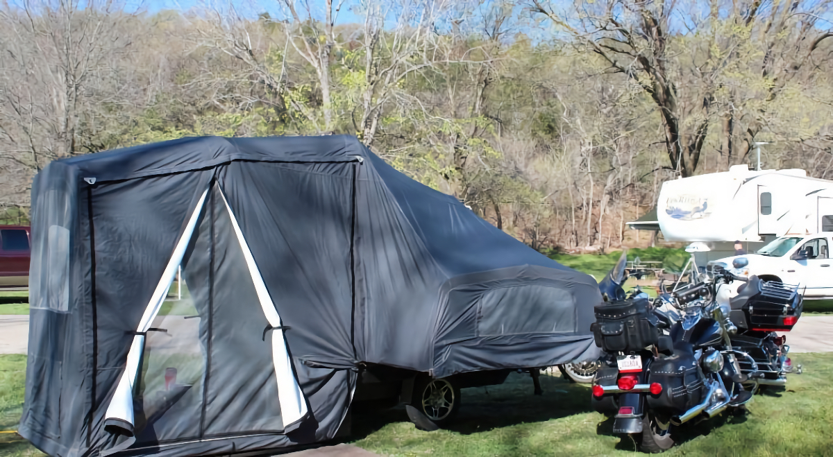 motorcycle camping trailers