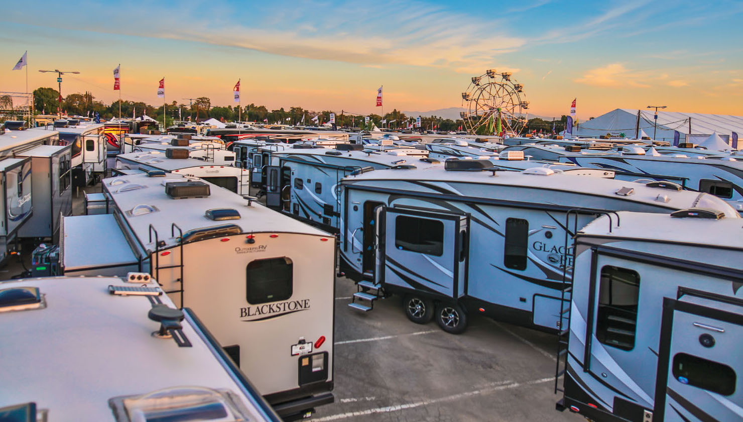 RV Show Sunset