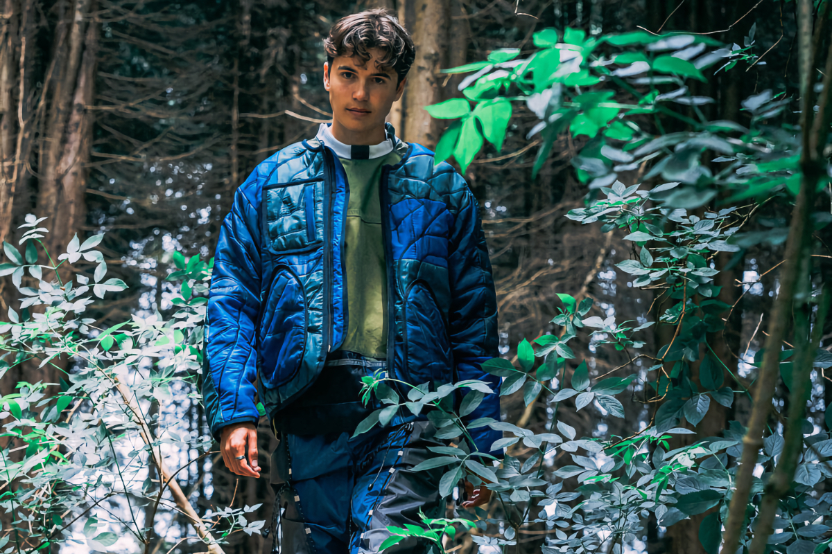 discarded camping gear