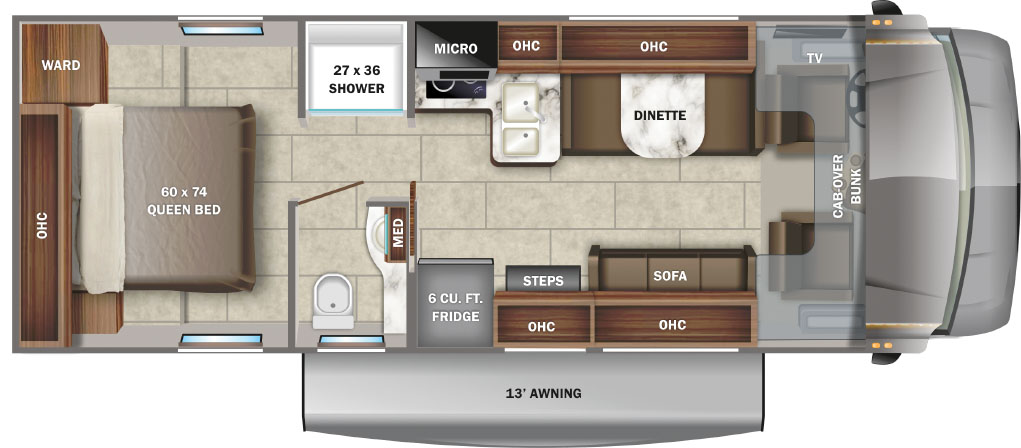 Jayco Redhawk SE Floorplan