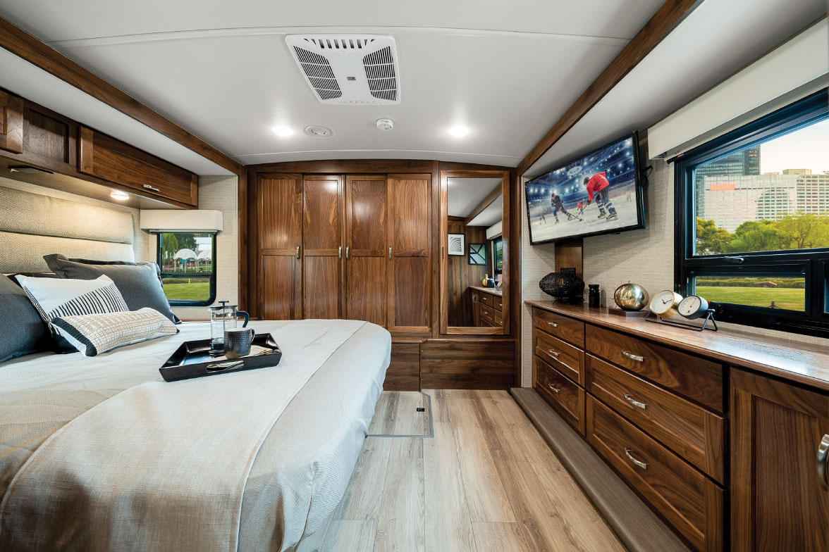 Winnebago Forza Primary Bedroom