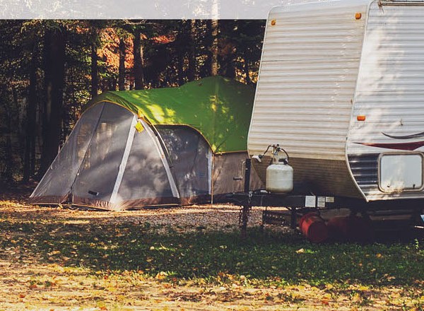 Tent and Camper