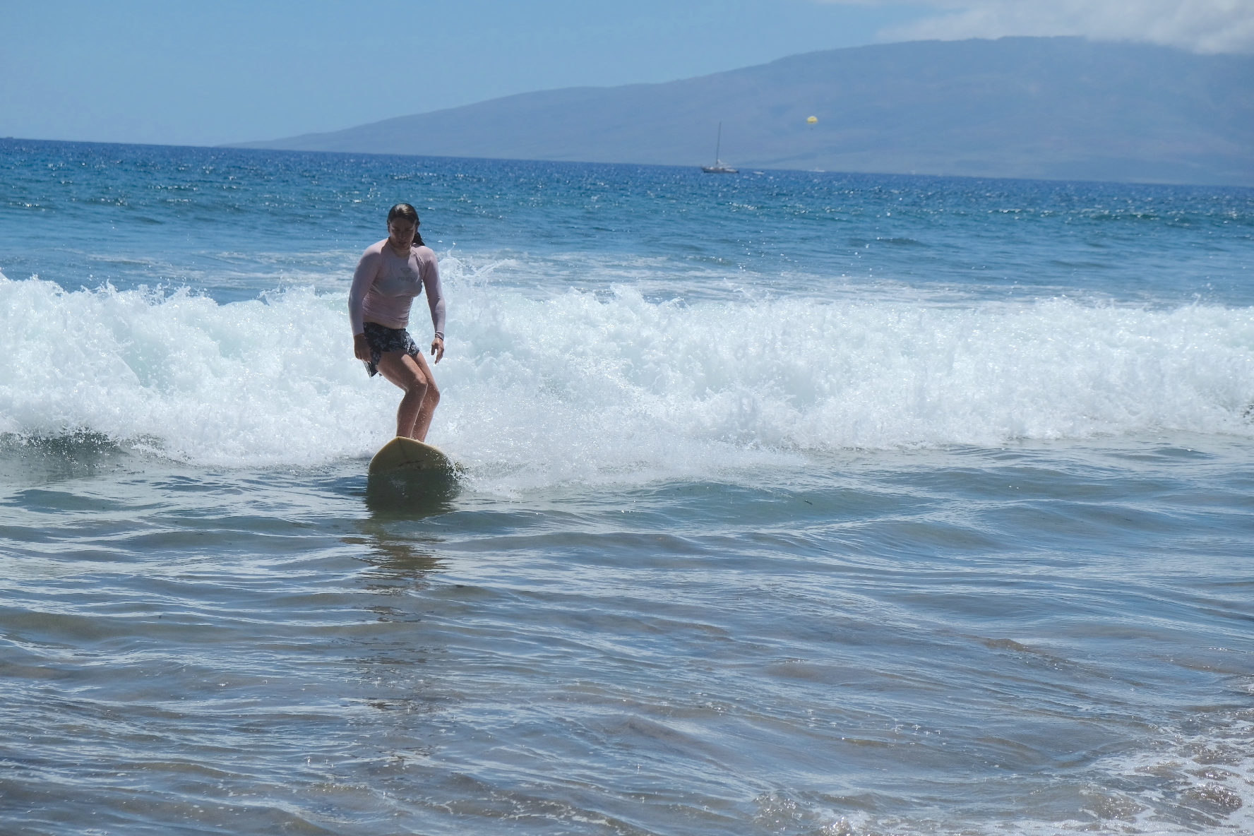 Surfing mom