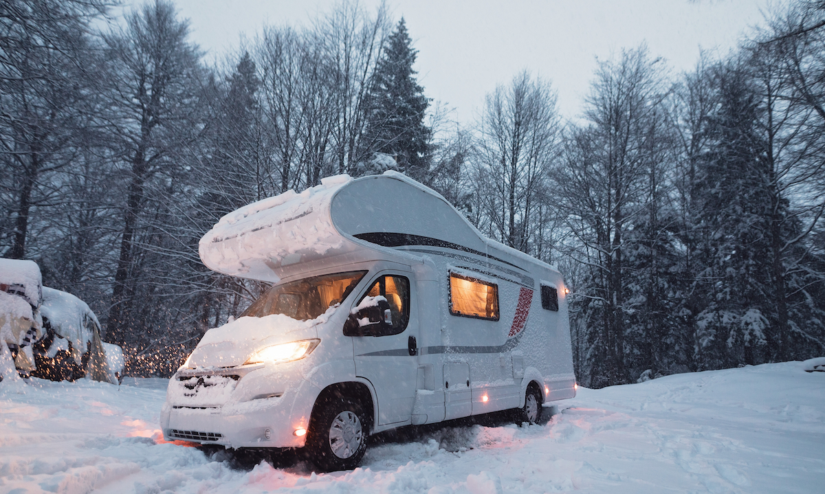 RV winter camping