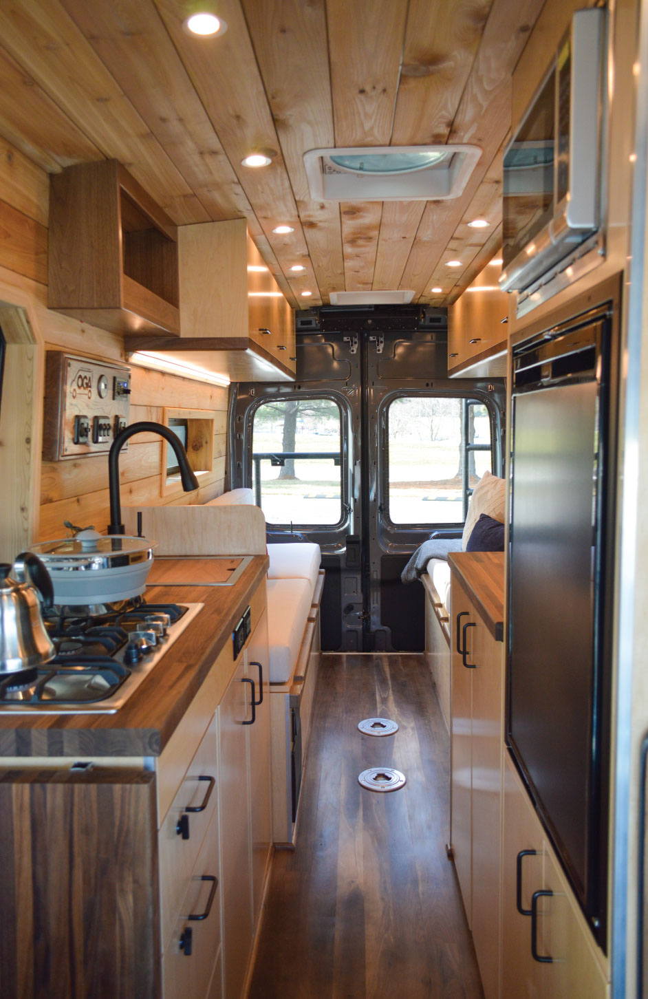 Off Grid Adventure Van Interior