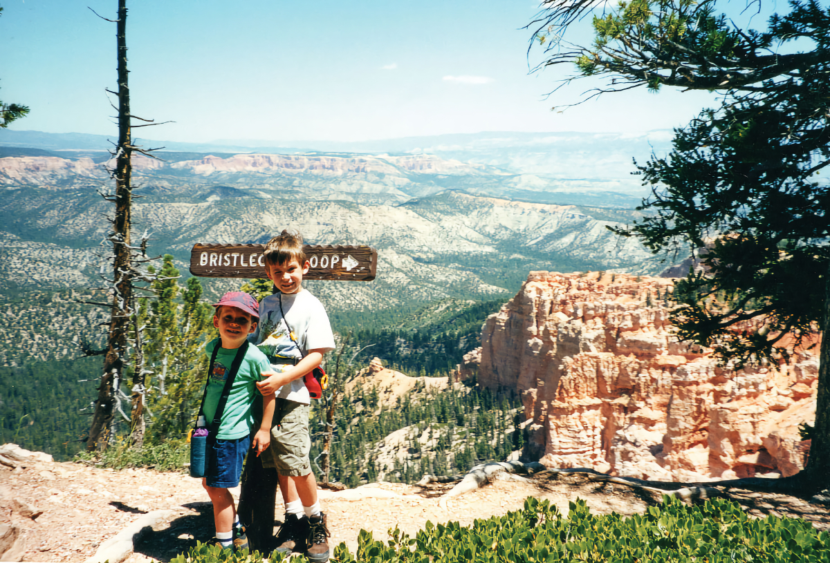 hiking with kids