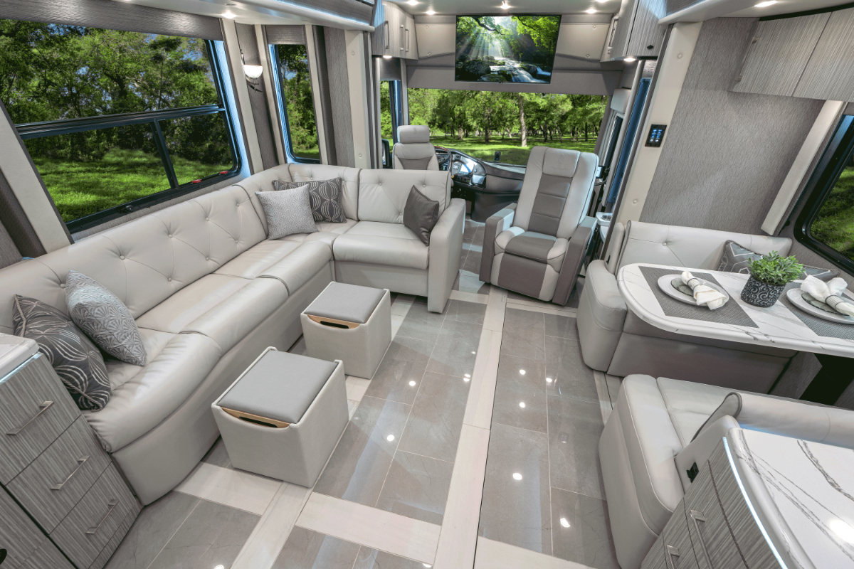 Luxury Caravan Bus Interior