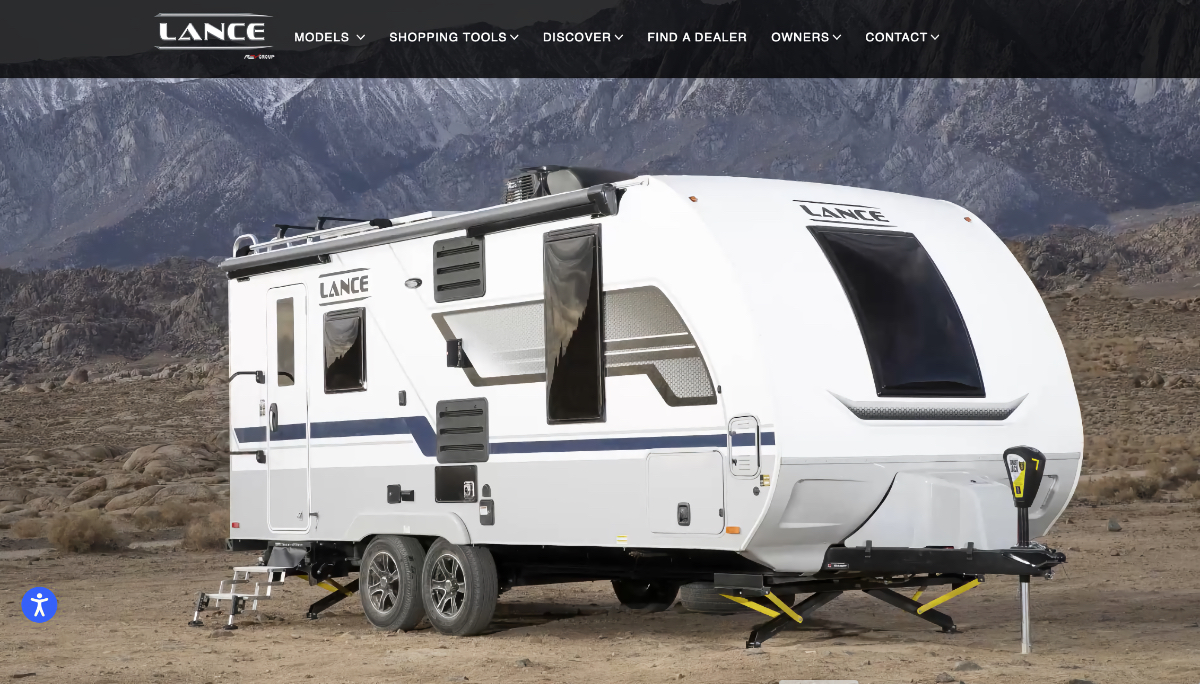 Lance Camper Launches New Website - RV.com