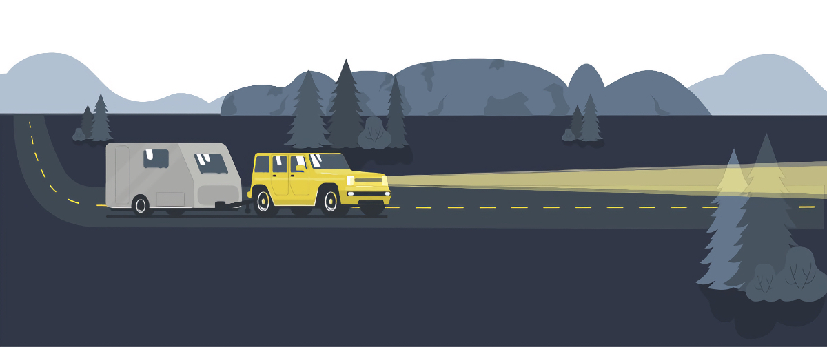 driving an RV at night