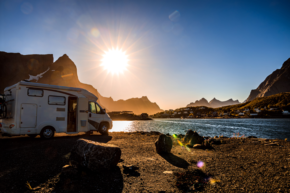 summer RV camping