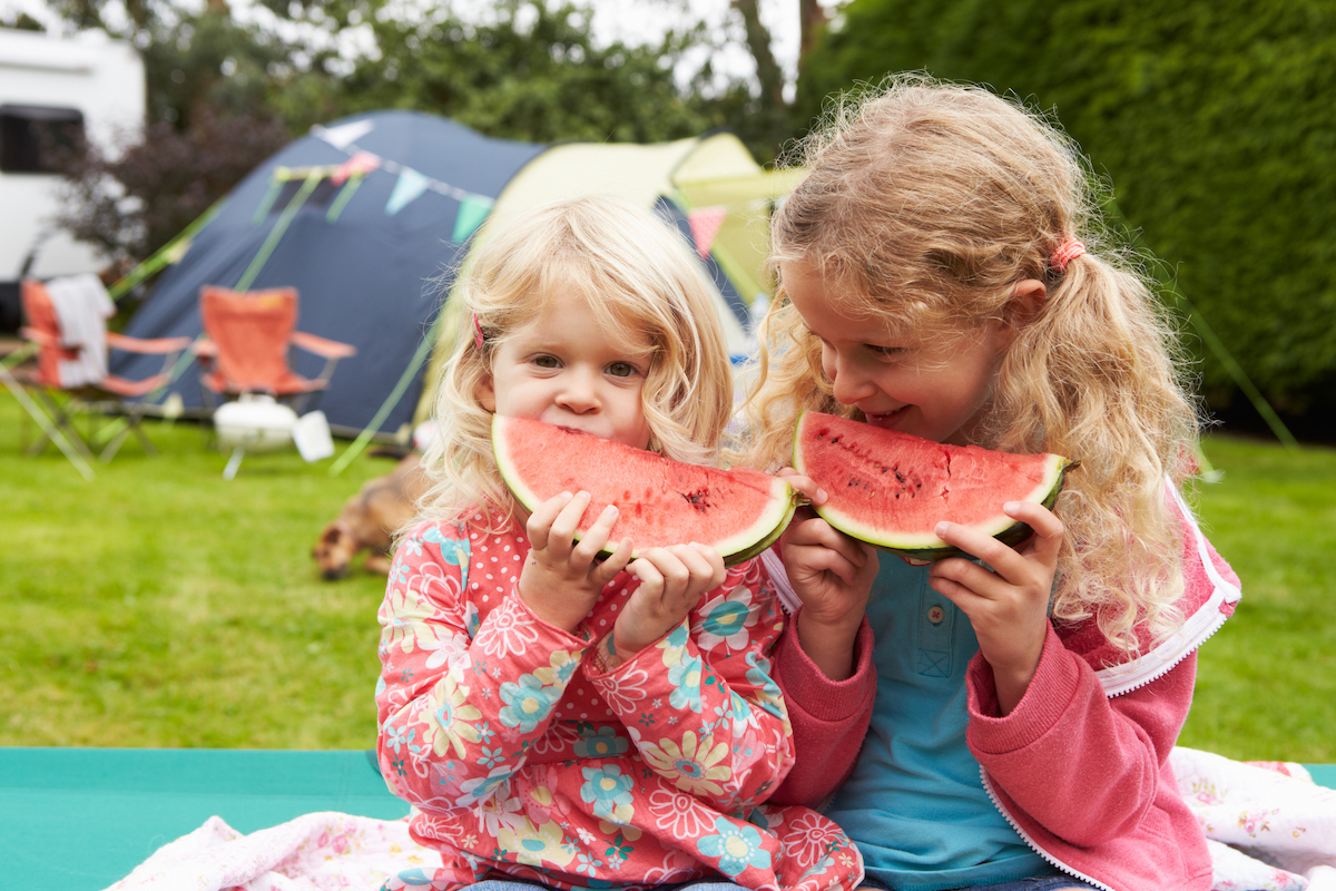 summer RV camping