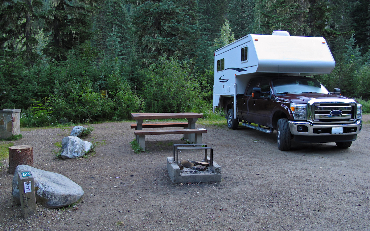 best truck bed campers