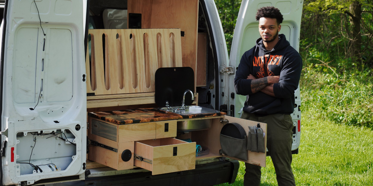 camper van kitchen