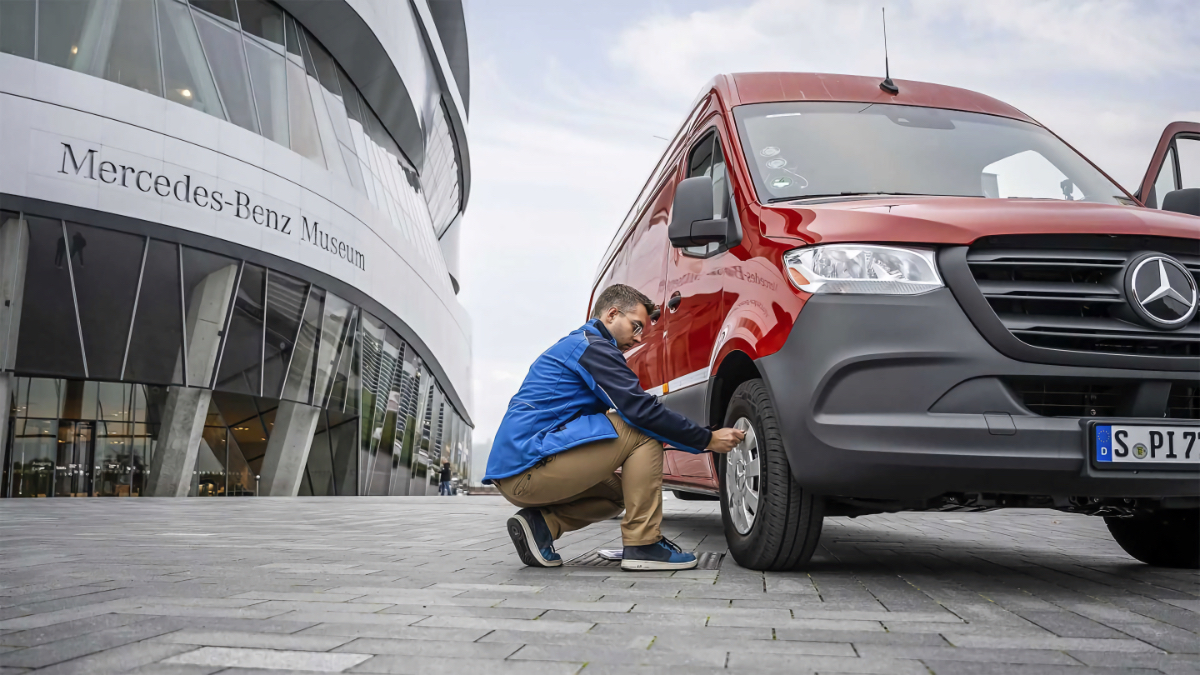 Mercedes Benz electric Sprinter van