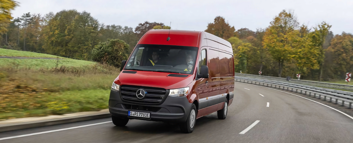 Mercedes Benz electric Sprinter van