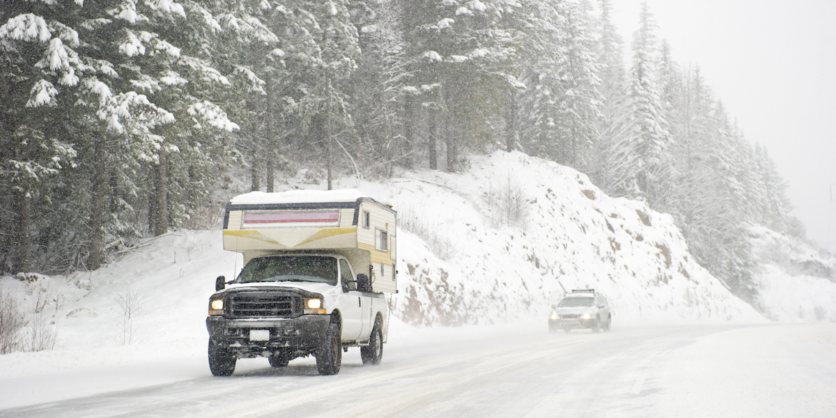 RV travel bad weather