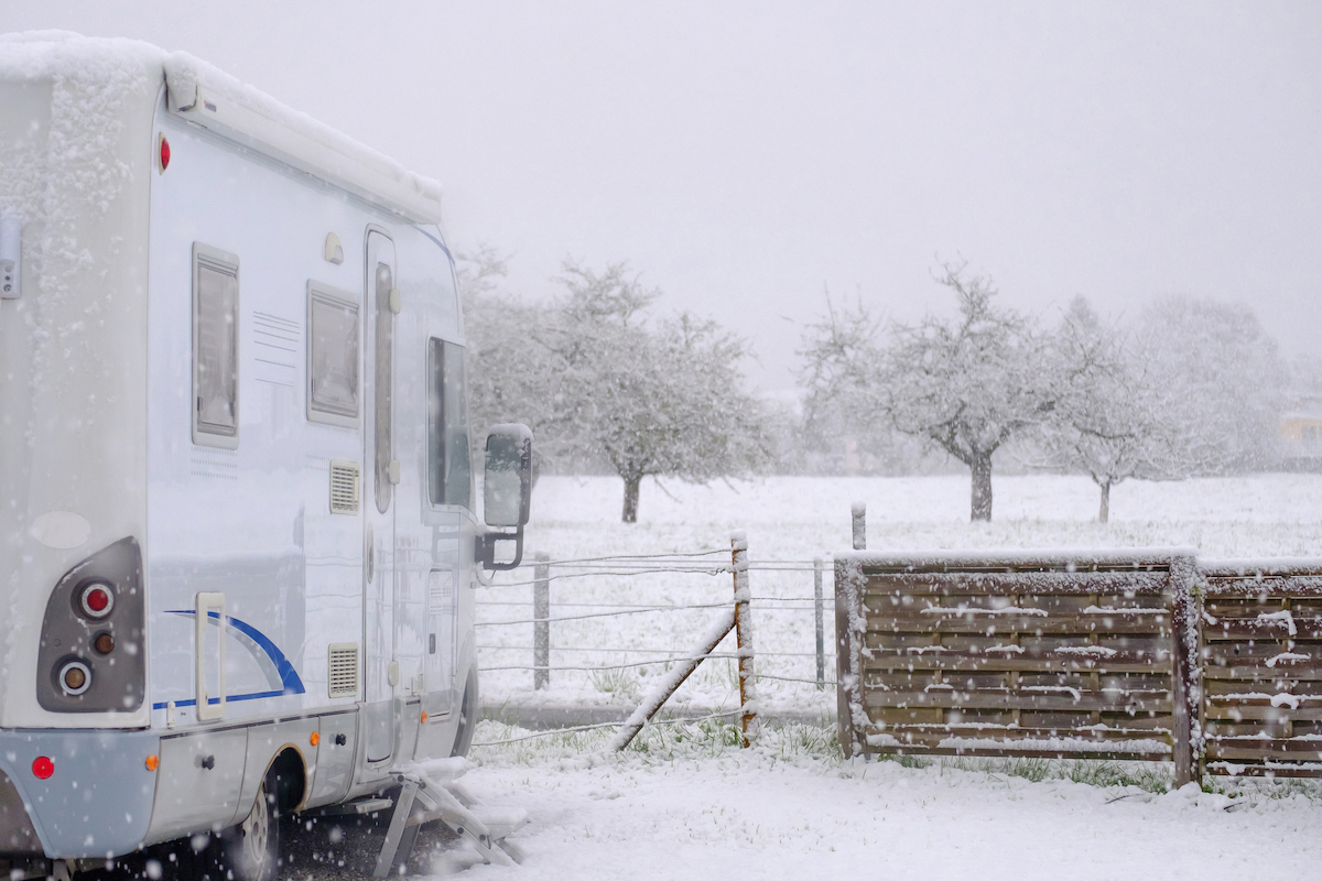 RV travel bad weather