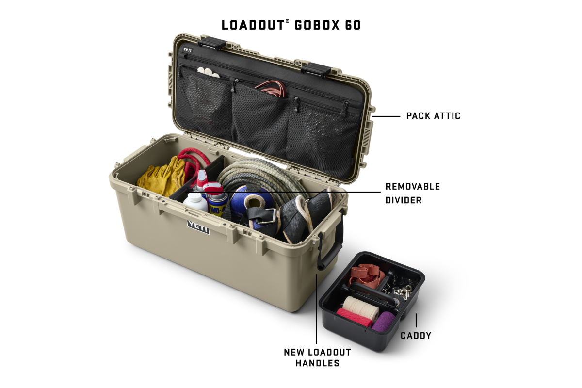 YETI NEW GoBox 15 / Perfect Camping Gear Box 