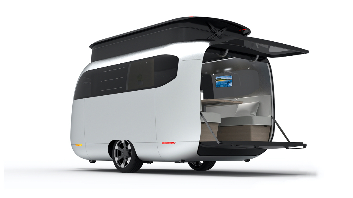 Airstream Porsche travel trailer