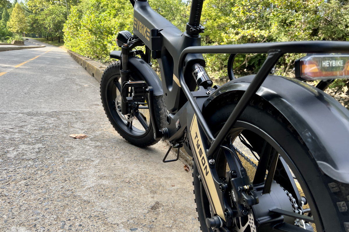 Grand Panier Arrière Pour Vélo électrique Heybike - Noir, Acier, Fixation Par Vis - NEUF
