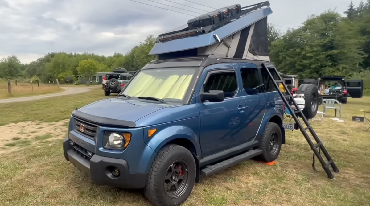 Honda Element camper