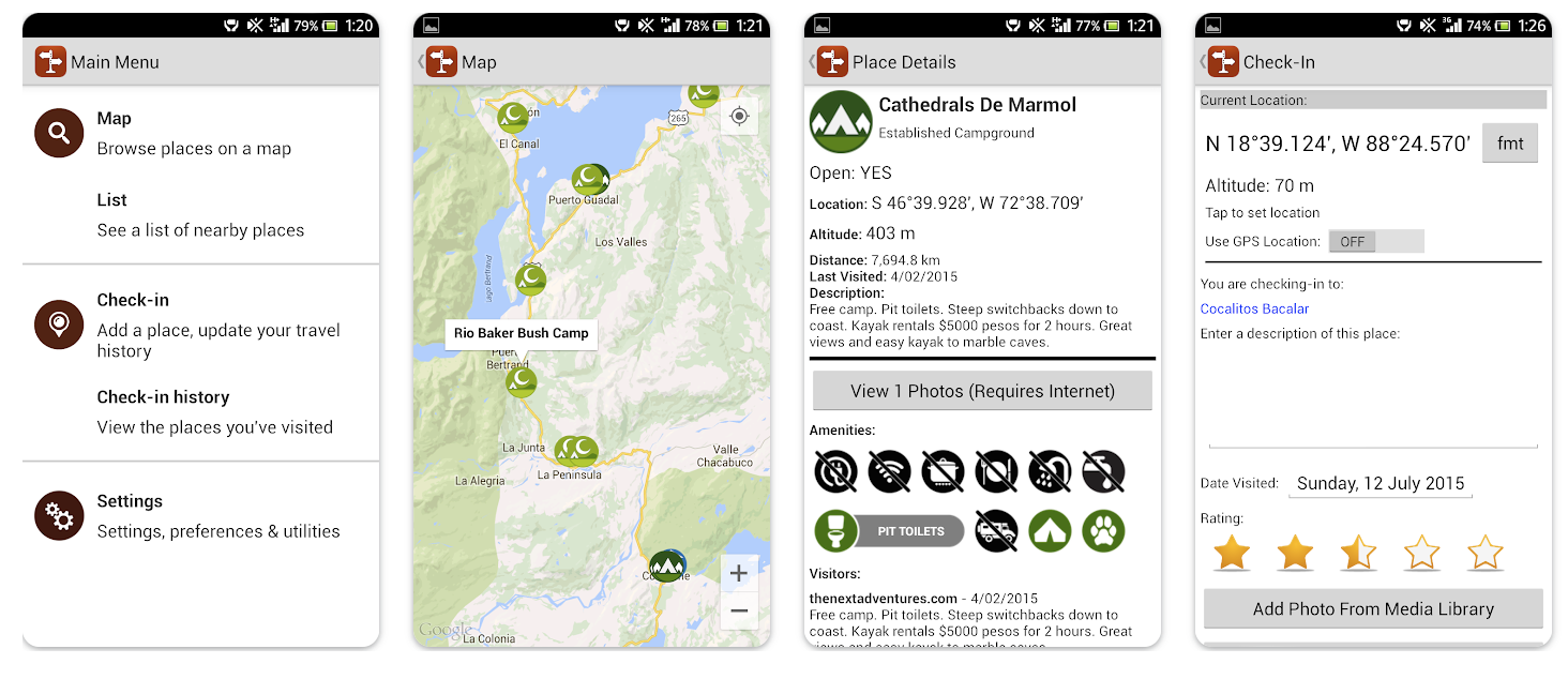 RV smartphone apps