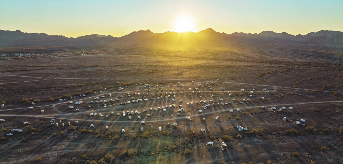 Quartzsite truck camper expo