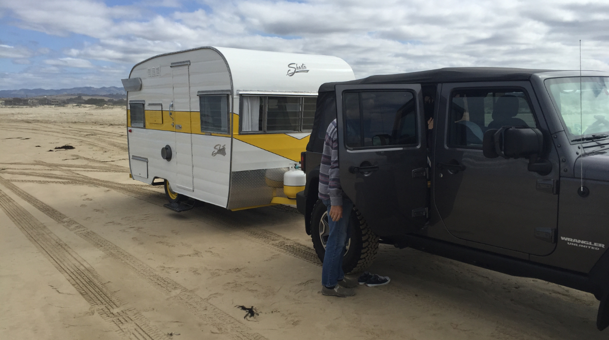 vintage Shasta camper