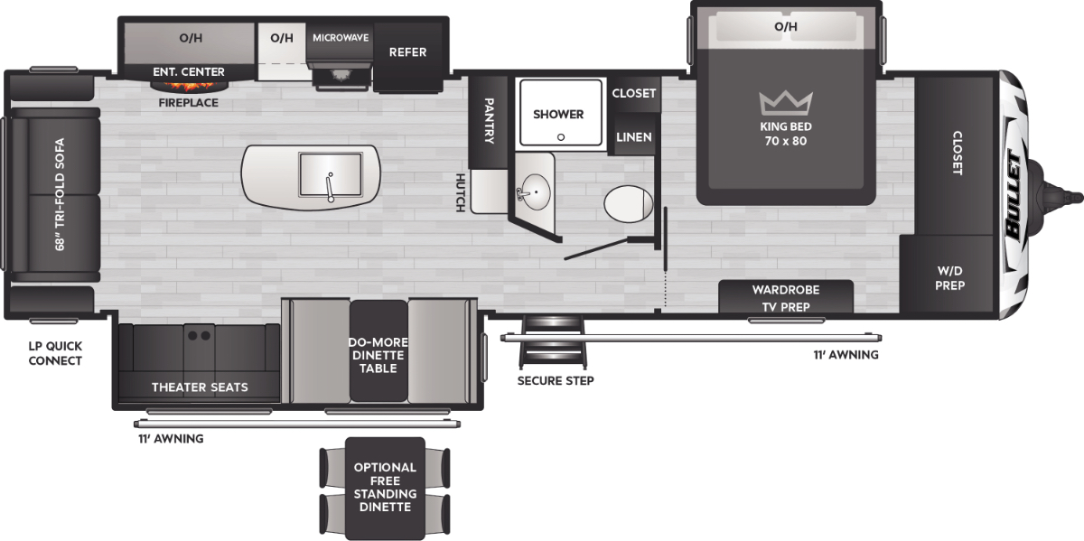 Keystone Bullet travel trailer