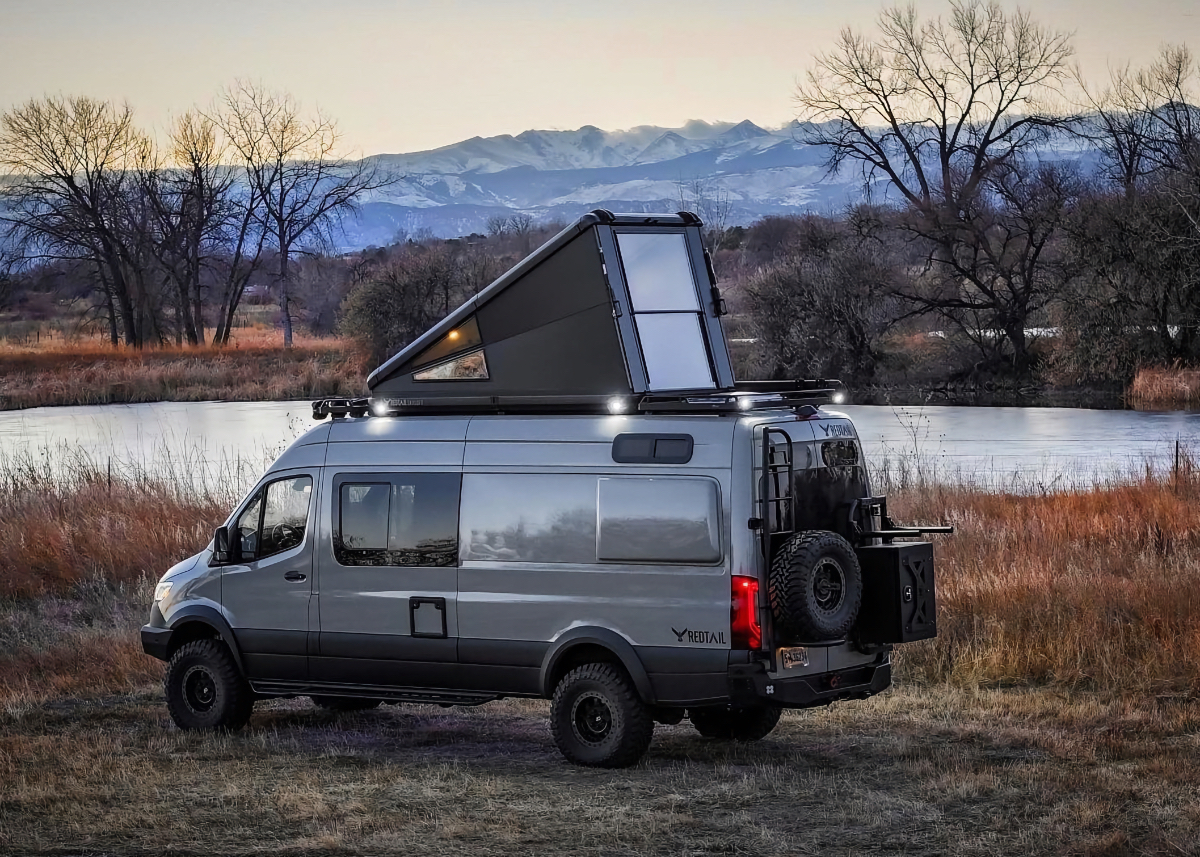 Redtail Overland Skyloft van