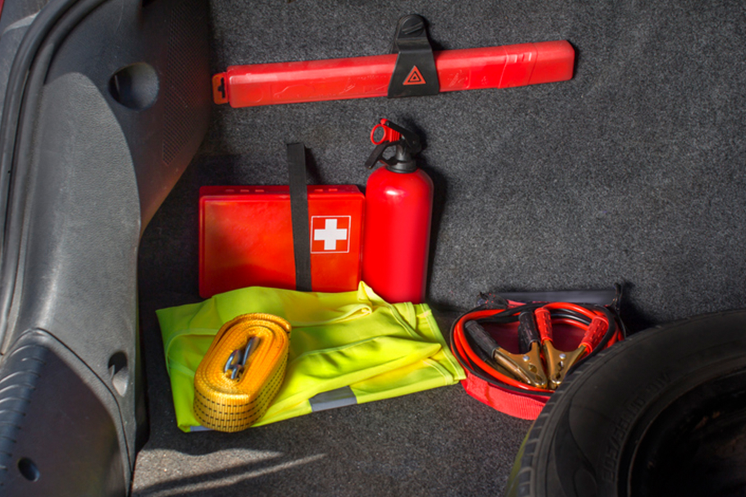 Roadside emergency kit