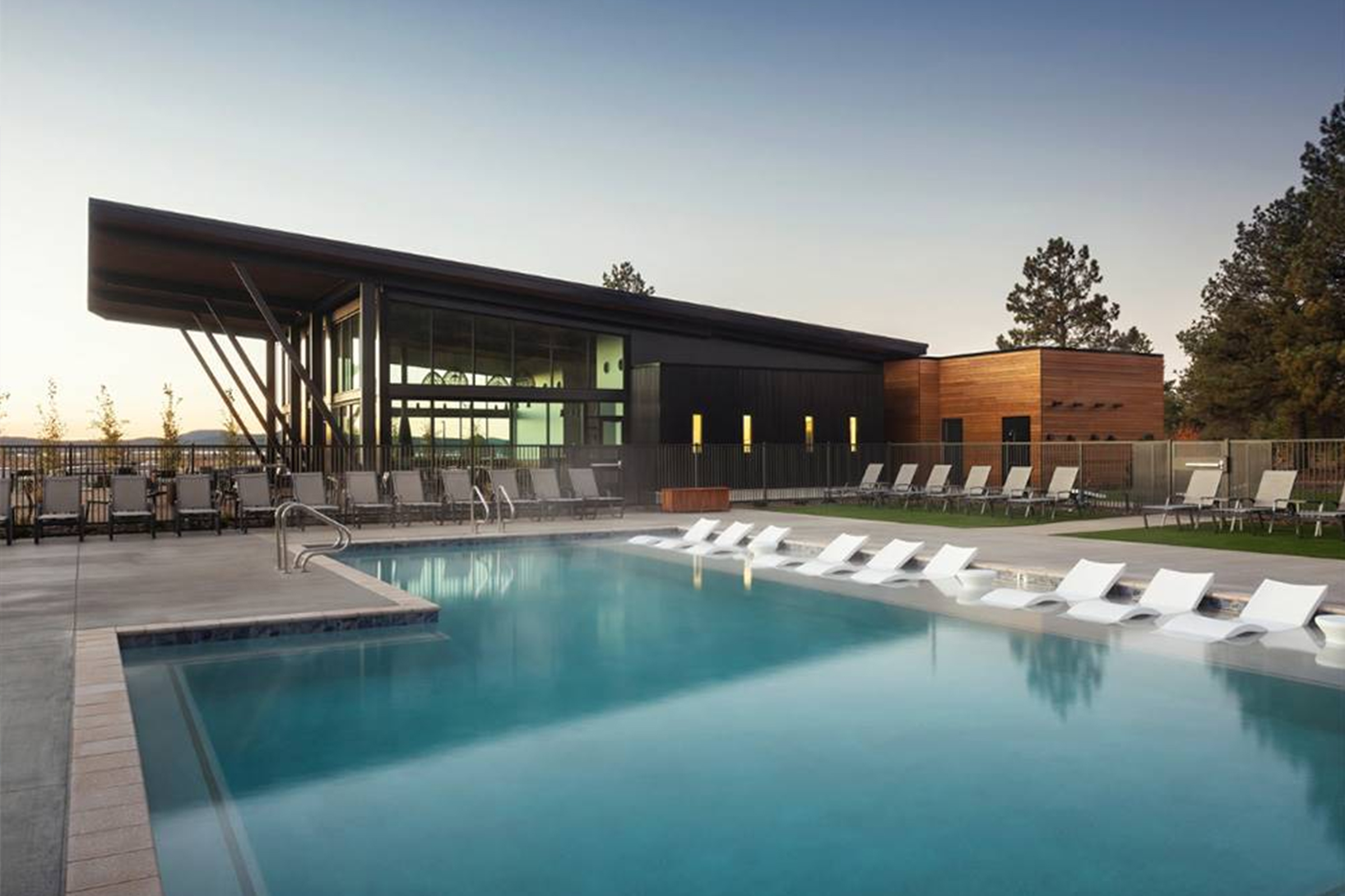 Luxury RV resort pool