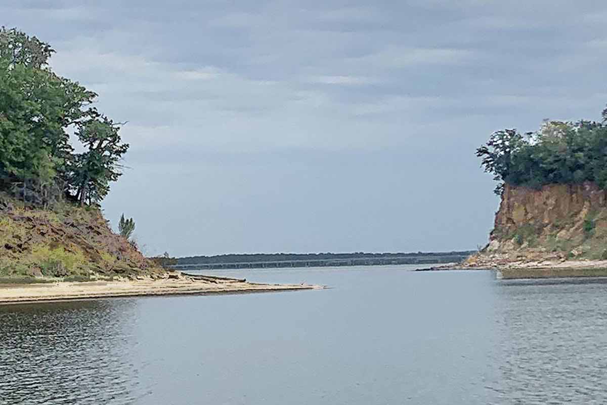 Image of Lake with islands.